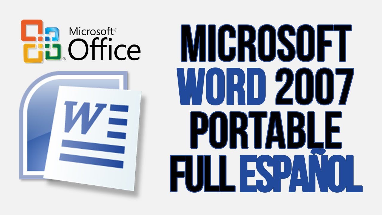 descargar microsoft office portable 2007 gratis